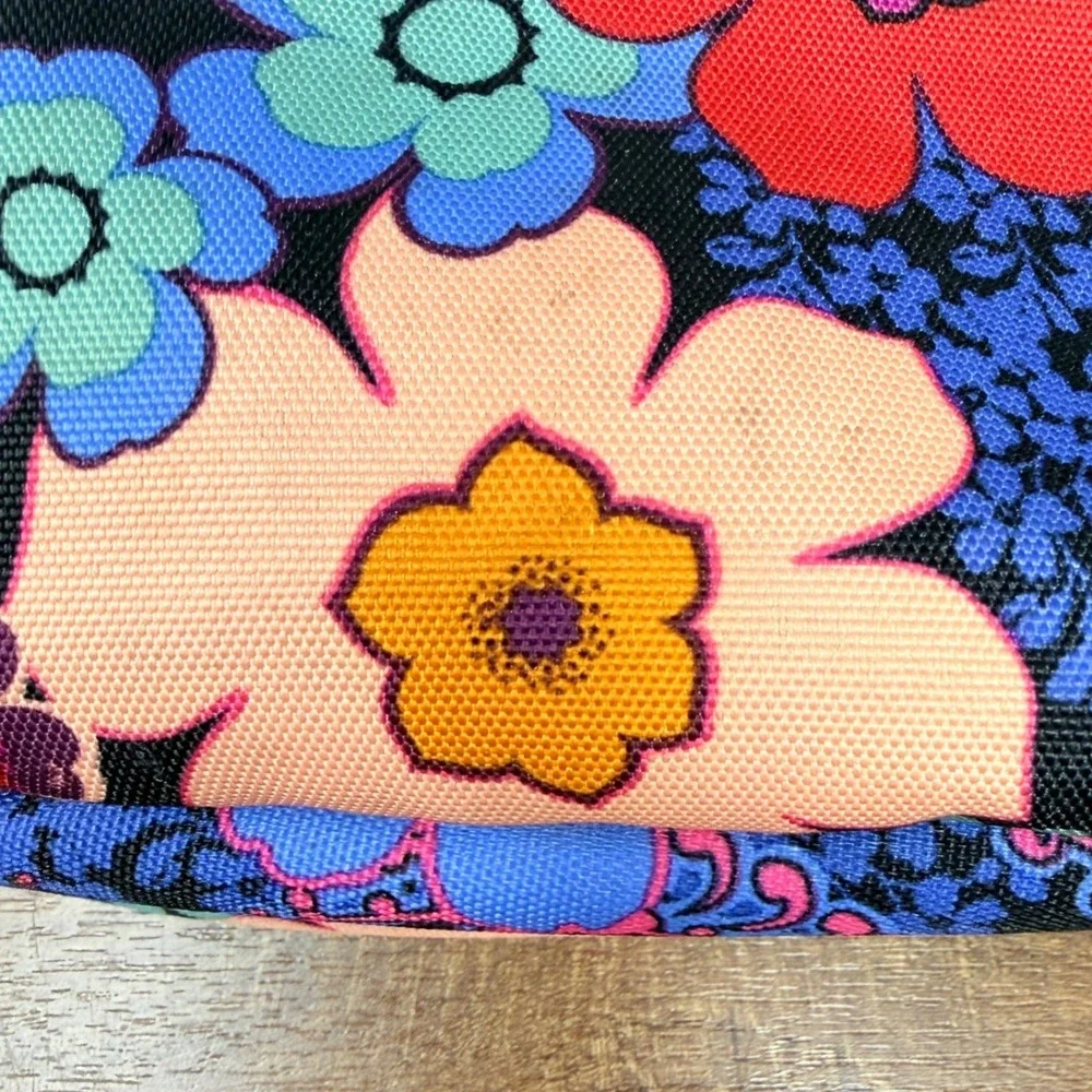 Vera Bradley Multicolor Floral Mini Backpack in Pink, Red, Blue, Orange